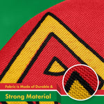 Load image into Gallery viewer, G128 2 Pack: Turkmenistan Turkmenistani Flag  3x5 Ft  Printed 150D Polyester  Indoor/Outdoor, Vibrant Colors, Brass Grommets, Quality Polyester, Much Thicker More Durable Than 100D 75D Polyester