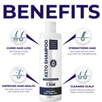 Load image into Gallery viewer, Anti Dandruff Shampoo pack 2 with Scalp Brush Sulfate Free Medicated Clarifying