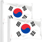 Load image into Gallery viewer, South Korea South Korean Flag 3x5 Ft 2Pack 150D Printed Polyester By G128