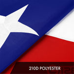 Load image into Gallery viewer, G128 10 Pack: Texas TX State Flag  5x8 Ft  ToughWeave Series Embroidered 300D Polyester  Embroidered Design, Indoor/Outdoor, Brass Grommets