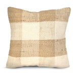Load image into Gallery viewer, The Fine Living Co. Jute Throw Pillow Covers Braided Decorative Pillow Covers Farmhouse Accent Pillows for Couch Living Room Decor 18 x 18 inch Natural &amp; Ivory 1Pc