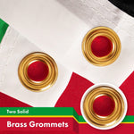 Load image into Gallery viewer, G128 Combo Pack: American USA Flag 3x5 Ft &amp; Saint Kitts and Nevis Flag 3x5 Ft  Both LiteWeave Pro Series Printed 150D Polyester, Brass Grommets