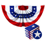 Load image into Gallery viewer, Fan Flag 2x4FT 5Pack Embroidered Polyester By G128