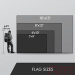 Load image into Gallery viewer, G128 3 Pack: Betsy Ross TeaStained Flag  6x10 Ft  ToughWeave Pro Series Embroidered 420D Polyester  Historical Flag, Embroidered Design, Indoor/Outdoor, Brass Grommets, High Quality
