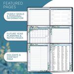 Load image into Gallery viewer, 2025 Appointment Book &amp; Planner 6.5 x 8.5 inches Large Tabbed Daily Hourly Weekly Planner Calendar &amp; Schedule Book 15 Minute time Slots Business &amp; Personal Planner Jan 2025 Dec 2025 Floral