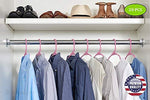 Load image into Gallery viewer, Hangers for Adult Size Clothing Plastic Ideal for Everyday Standard Use Clothes Shirts Blouses TShirts Dresses Jackets