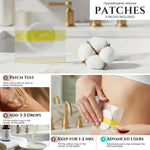Load image into Gallery viewer, Anxiolytic Calming Essential Oil Blend for Relief &amp; Relaxation 0.34oz Bergamot Orange Ylang Ylang Frankincense Lemongrass in Castor Oil Navel Patch &amp; Skin Application Cold Pressed