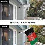 Load image into Gallery viewer, G128 Combo Pack: Flag Pole 6 FT White Tangle Free &amp; Afghanistan Afghan Flag 3x5 FT Printed 150D Polyester