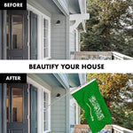 Load image into Gallery viewer, Combo Pack 6 Ft Tangle Free Spinning Flagpole Silver Saudi Arabia Flag 3x5 ft