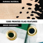 Load image into Gallery viewer, G128 Combo Pack: 6 Feet Tangle Free Spinning Flagpole (Silver) Washington WS State Flag 3x5 ft Printed 150D Brass Grommets (Flag Included) Aluminum Flag Pole