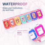 Load image into Gallery viewer, Weekly Medicine Pill Organizer Waterproof 7 Day Large Pill Box Daily Pill Case