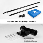 Load image into Gallery viewer, Flag Pole 6FT Black Tangle Free &amp; Somalia Somalian Flag 3x5 Ft Combo Printed 150D Polyester By G128