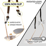 Load image into Gallery viewer, Eye Glasses String Holder Strap 4 Pcs Eyeglass Straps Cords for Men Women Eyeglass Holders Around Neck Sunglasses String Chain Lanyard Retainer Dark Brown Green Grey Black