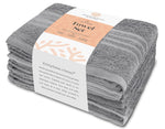 Load image into Gallery viewer, 12 Pcs Bath Towel Set for Bathroom Wealuxe Collection 100% Cotton Light Gray