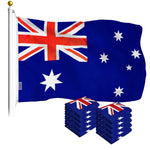 Load image into Gallery viewer, Australia Australian Flag 3x5 Ft 10Pack Printed Polyester By G128