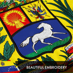 Load image into Gallery viewer, G128 3 Pack: Venezuela 7 Stars Venezuelan Flag  4x6 Ft  Double ToughWeave Series Double Sided Embroidered 210D Polyester  Country Flag, Embroidered Design, Brass Grommets, Heavy Duty, 2ply