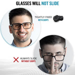 Load image into Gallery viewer, Eyeglass Ear Grips Glasses Ear Cushion Silicone Glasses Ear Grip Eyeglass Accessories Glasses Grip Ear Grips Hooks for Glasses 12 Pairs (Black)