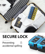 Load image into Gallery viewer, Pill Organizer AM PM Yellow Blue