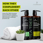 Load image into Gallery viewer, Tea Tree Shampoo and Conditioner Set with Castor Oil Rosemary Oil for Hair