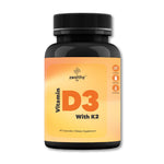 Load image into Gallery viewer, Zealthy Life Vitamin D3 with K2 60 Capsules
