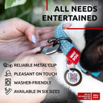 Load image into Gallery viewer, Recycled Cotton Dog Leash 6 Ft Blue Eco Friendly Collar for Small Medium Large