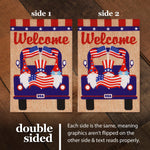 Load image into Gallery viewer, Combo Pack Garden Flag Stand Black 36x16 in and Garden Flag 12x18 in Patriotic
