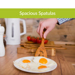 Load image into Gallery viewer, Spatula Set Cherry Wood Spurtle Supplies Cast Scraper Wooden Spoons 5 Pcs Set