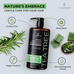 Load image into Gallery viewer, Tea Tree Conditioner with Castor Oil Rosemary Oil for Hair Growth 16 Oz