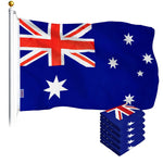 Load image into Gallery viewer, Australia Australian Flag 3x5 Ft 5Pack Printed Polyester By G128