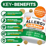 Load image into Gallery viewer, Dog Allergy Relief Chews 170 Treats Itch Relief for Dogs Omega 3 Fish Oil