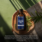 Load image into Gallery viewer, Cold Pressed Organic Castor Oil Hexane Free 500ml Pure Castor Oil for Hair Skin