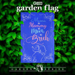 Load image into Gallery viewer, G128 Garden Flag Happy Mother's Day Decoration Mama to Mommy to Mom to Bruh Double Sided 12x18 Blockout Fabric  Outdoor Seasonal Holiday Home Yard Decor