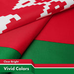 Load image into Gallery viewer, G128 2 Pack: Belarus Belarusian Flag  3x5 Ft  LiteWeave Pro Series Printed 150D Polyester  Country Flag, Vibrant Colors, Brass Grommets, Thicker and More Durable Than 100D 75D Polyester