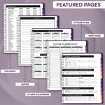 Load image into Gallery viewer, 2026 Appointment Book Planner 8.5 x 11 inch Large Purple Tabbed Daily Hourly Weekly Planner Schedule Book 15 Minute time Slots Business &amp; Personal Planner Jan 2026 Dec 2026 Purple