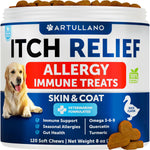 Load image into Gallery viewer, Dog Allergy Relief Chews   Itching Skin Relief for Dogs   Fish Oil   Omega 3