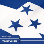 Load image into Gallery viewer, G128 2 Pack: Honduras Honduran Flag  3x5 Ft  Printed 150D Polyester  Indoor/Outdoor, Vibrant Colors, Brass Grommets, Quality Polyester, Much Thicker More Durable Than 100D 75D Polyester