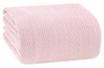 Load image into Gallery viewer, King Size Blankets for Bed 100% Cotton Soft Breathable 410Gsm 108x90 Inches Pink