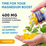 Load image into Gallery viewer, Magnesium Glycinate Gummies 400mg High Absorption for Adults and Kids Sugar