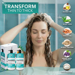 Load image into Gallery viewer, Volumizing Shampoo and Conditioner Set 16 Fl Oz Set of 2 Sulfate Free Thickening Formula for Fine and Thin Hair Volume Boost Professional Salon Hair Care for Men and Women