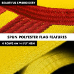 Load image into Gallery viewer, G128 Combo Pack: 6 Ft Tangle Free Spinning Flagpole (Silver) &amp; New Mexico Flag 3x5 Ft Embroidered 220GSM Spun Polyester, Brass Grommets (Flag Included) Aluminum Flag Pole