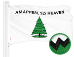 Load image into Gallery viewer, G128 An Appeal to Heaven Flag  3x5 Ft  ToughWeave Series Embroidered 300D Polyester  Historical Flag, Embroidered Design, Indoor/Outdoor, Brass Grommets