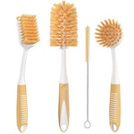 Load image into Gallery viewer, Dish Brush Set of 4 with Bottle Water Brush Dish Scrub Brush Dishwasher Safe