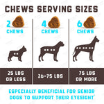Load image into Gallery viewer, Eye Vitamins for Dogs Vision Supplement for Tear Stains Dog Eye Care Duck Flavor