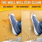 Load image into Gallery viewer, Wall Protector Sheets for Painted Wall. Clear Plastic Adhesive Film Stickers