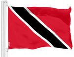 Load image into Gallery viewer, G128 Combo Pack: American USA Flag 3x5 Ft &amp; Trinidad and Tobago Flag 3x5 Ft  Both LiteWeave Pro Series Printed 150D Polyester, Brass Grommets
