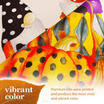 Load image into Gallery viewer, G128 Garden Flag Happy Halloween Two Witchy Gnomes 12x18 Blockout Fabric