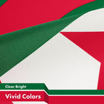 Load image into Gallery viewer, G128 Combo Pack: American USA Flag 3x5 Ft &amp; Algeria Flag 3x5 Ft, Both Printed 150D Polyester, Indoor/Outdoor, Brass Grommets