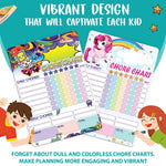 Load image into Gallery viewer, Magnetic Chore Chart for Kids 9x12 in Dry Erase Chore Chart Magnetic Weekly