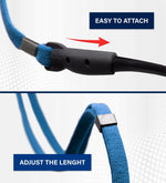 Load image into Gallery viewer, SIGONNA Eye Glasses Holder Around Neck 4 Glasses Straps for Men Women Glasses Holder Strap Retainer