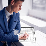 Load image into Gallery viewer, 2026 Appointment Book Planner 6.5 x 8.5 inch Large Black Tabbed Daily Hourly Weekly Planner Schedule Book 30 Minute time Slots Business &amp; Personal Planner Jan 2026 Dec 2026